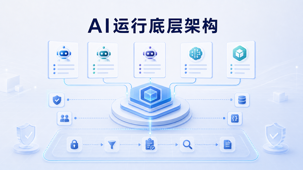 企业如何搭建一个底层架构来运行不同的Agent，确保AI运行的安全可控