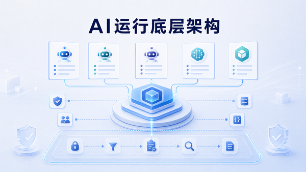 企业如何搭建一个底层架构来运行不同的Agent，确保AI运行的安全可控